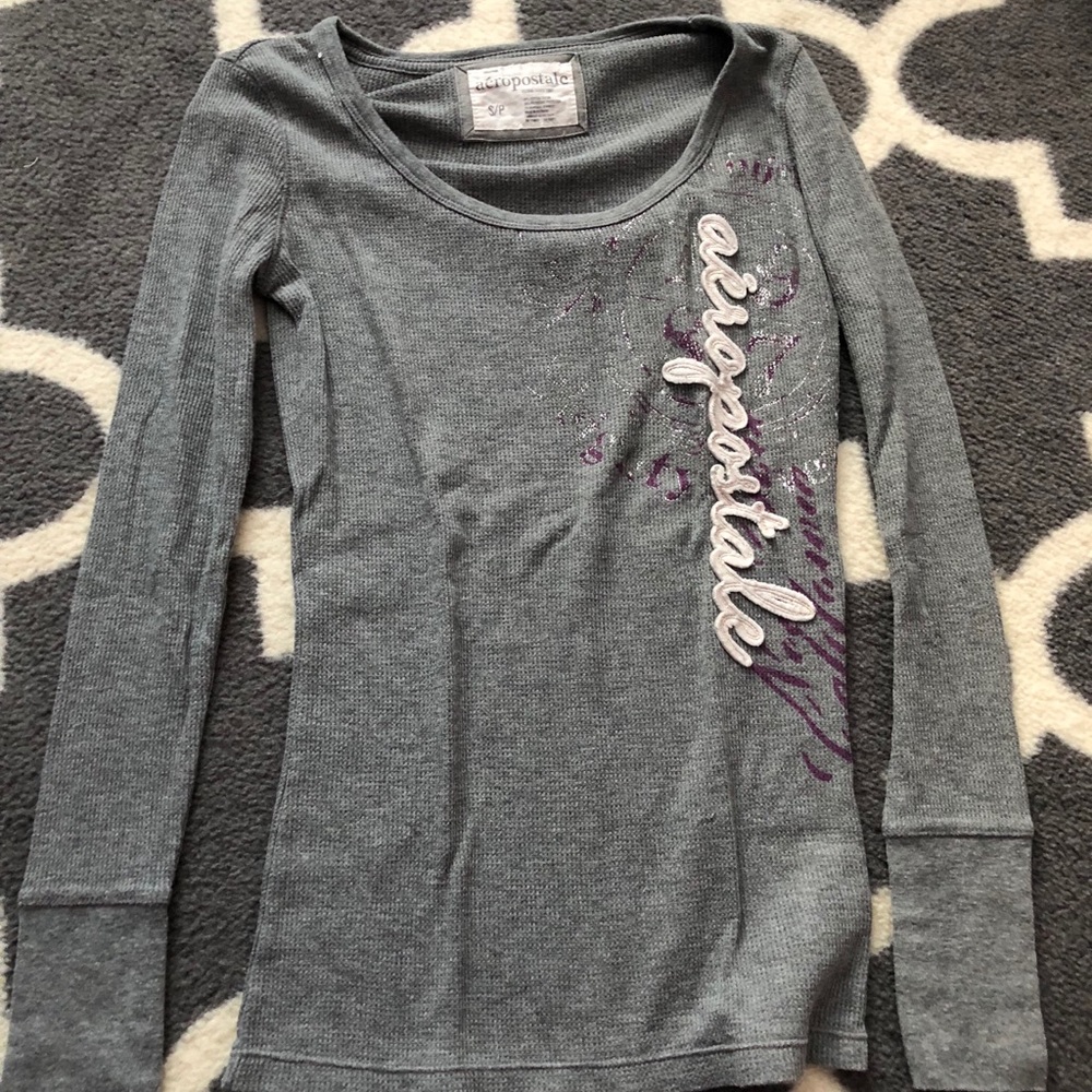 aeropostale thermal top size s